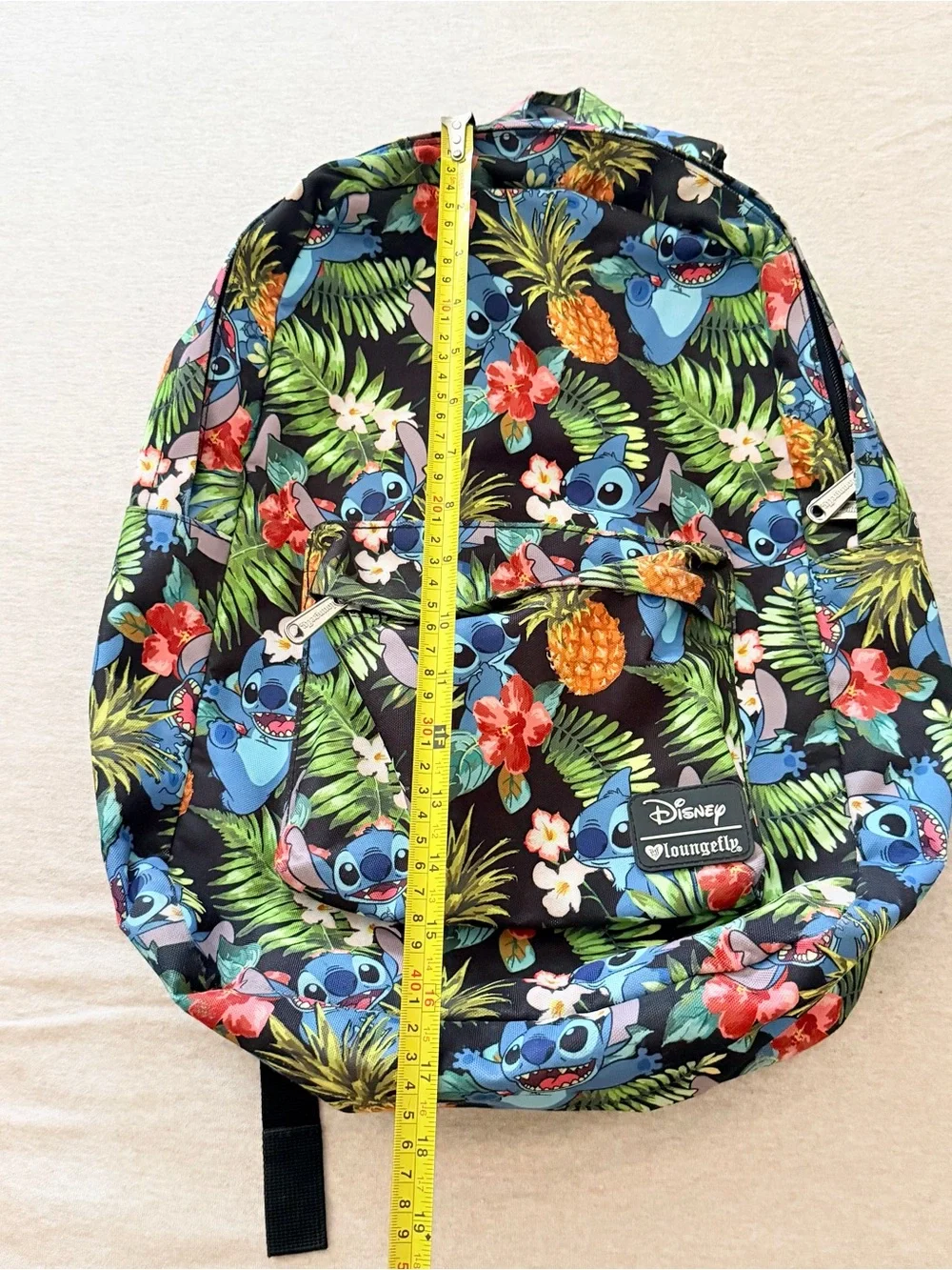 Disney loungefly stitch all over print school backpack